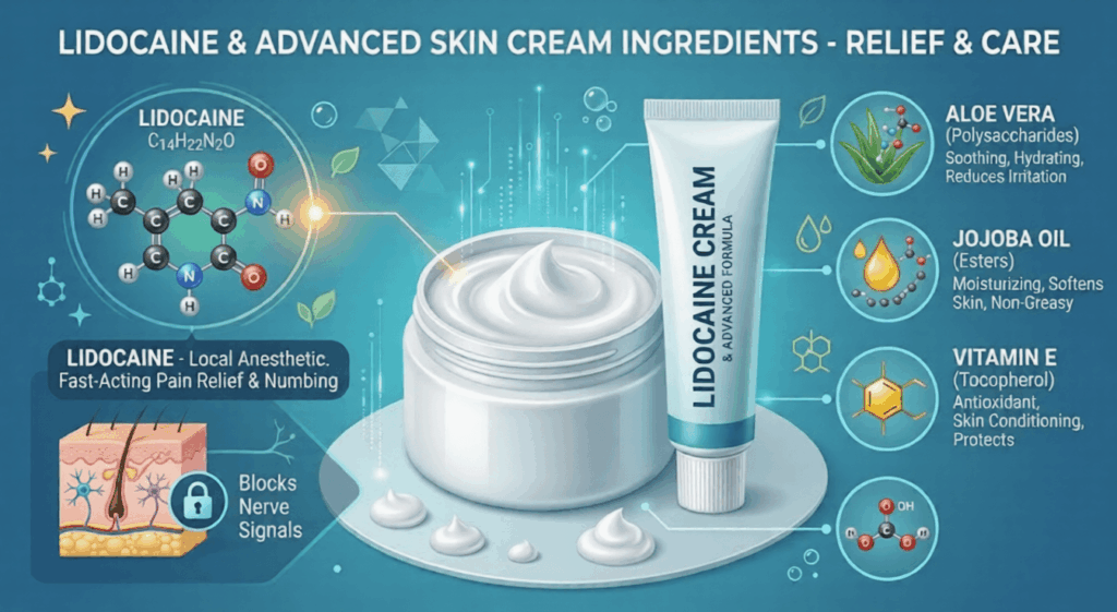 ingredients for tattoo numbing cream