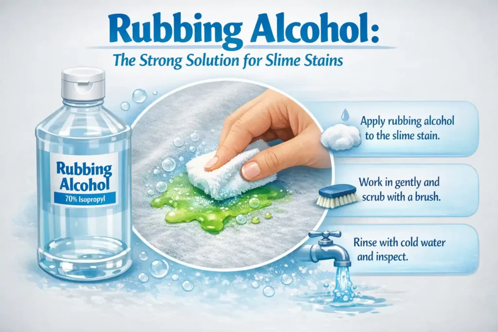 How Do I Get Slime Out of Clothes with Rubbing Alcohol