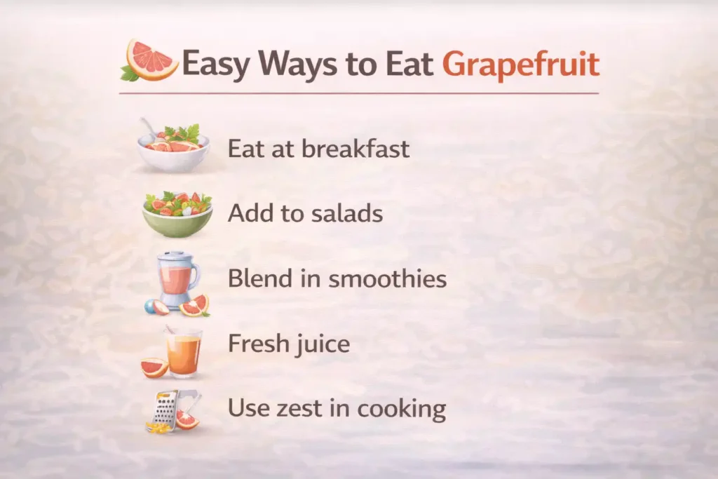 How to Add Grapefruit to Diet