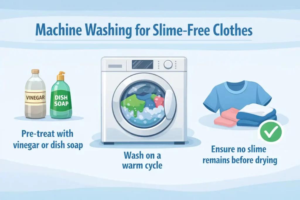 How to Wash Out Slime from Clothes in the Machine