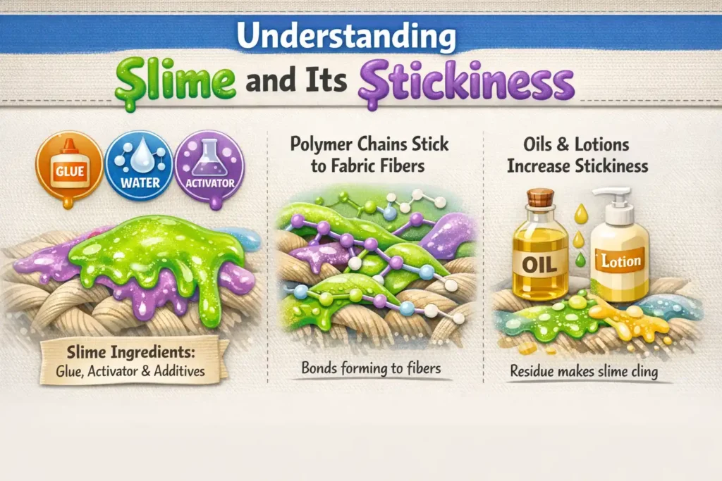 What Is Slime and Why Does It Stick to Fabric