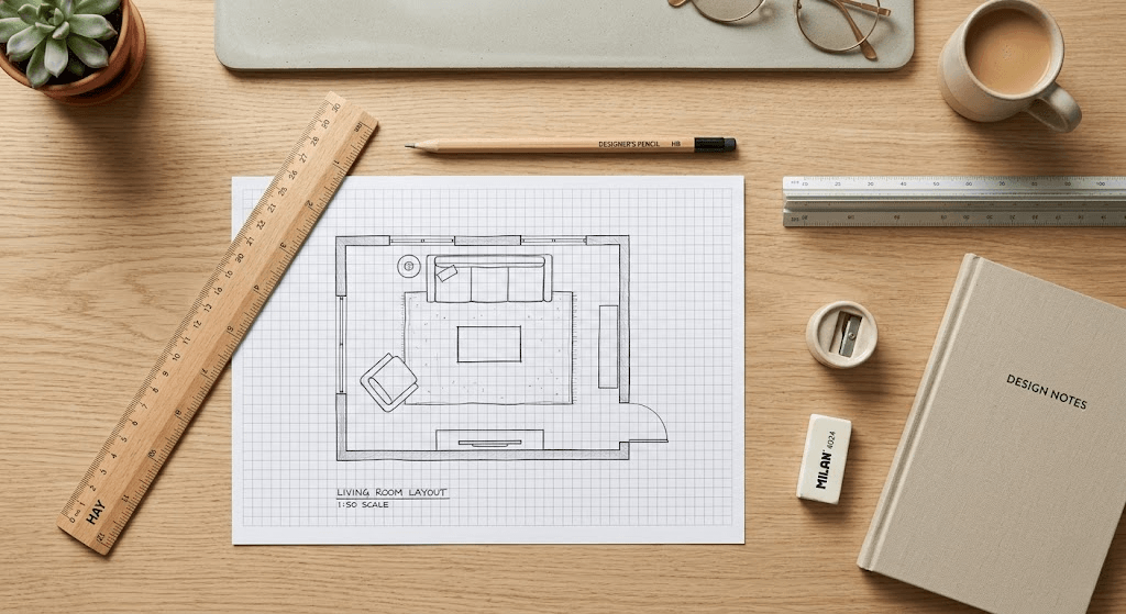 Furniture layout tips to make flow of room