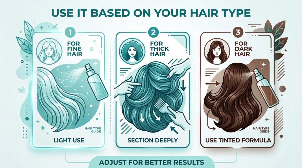 Use It Based on Your Hair Type