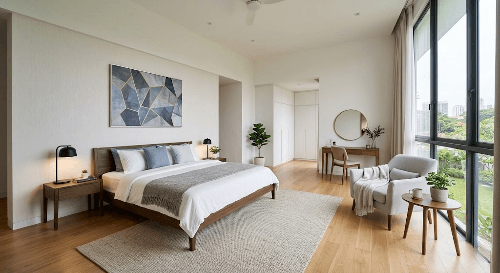 bedroom makeover ideas by furniture layout