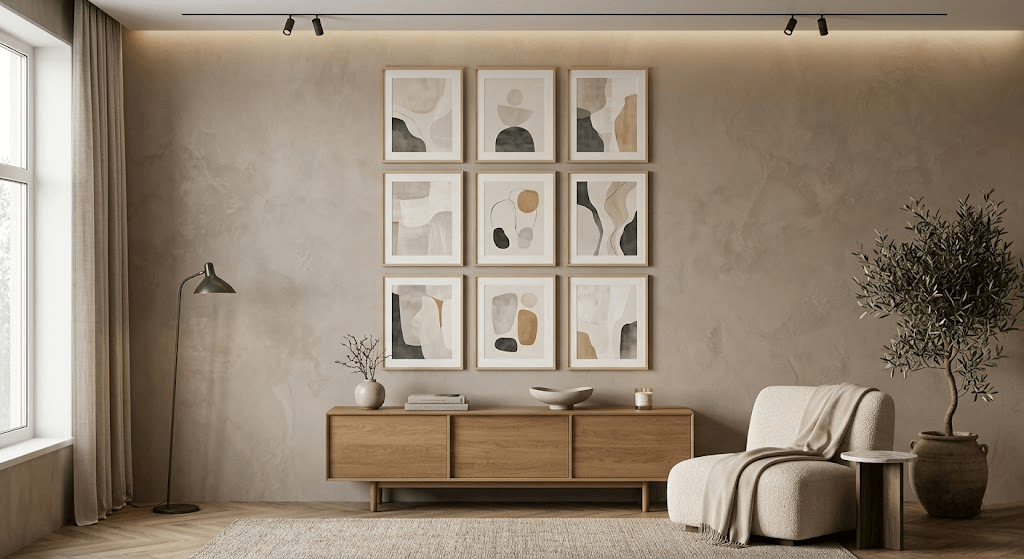 diy decor project using wall art