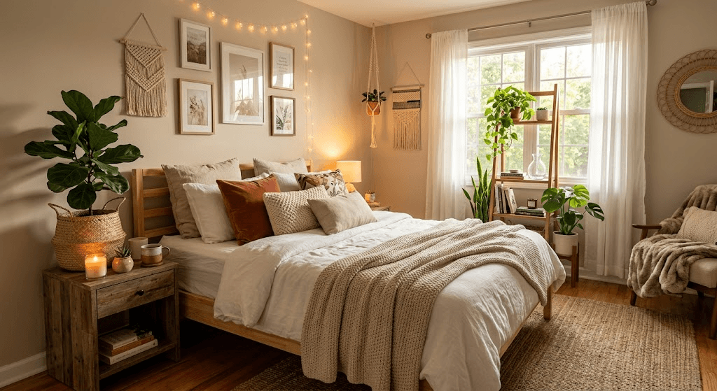 final styling tips for bedroom makeover