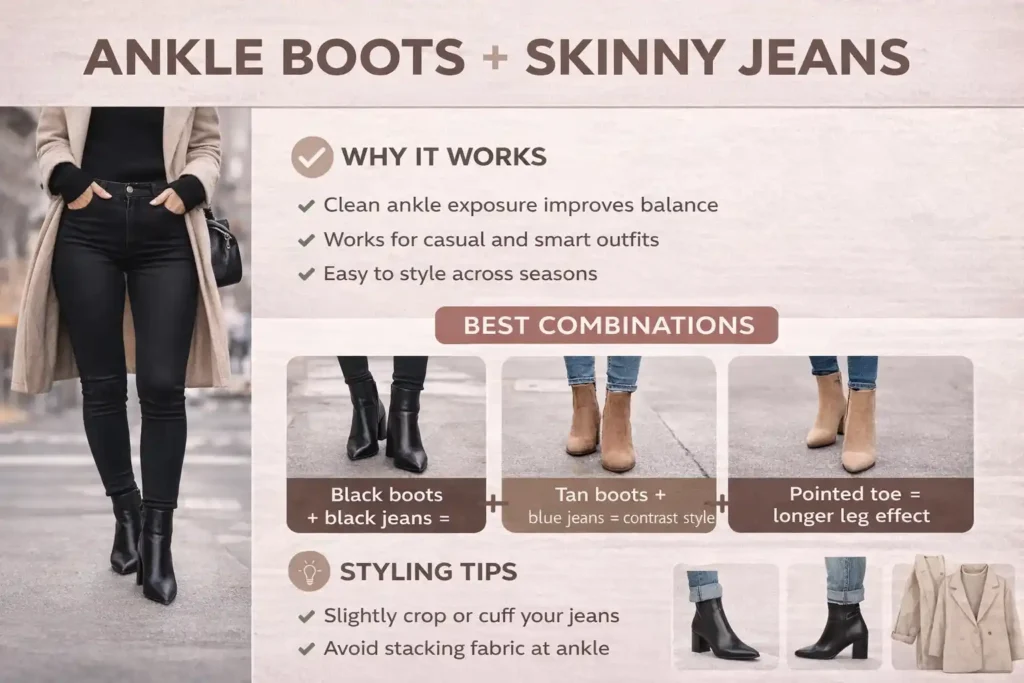 Ankle Boots with Skinny Jeans