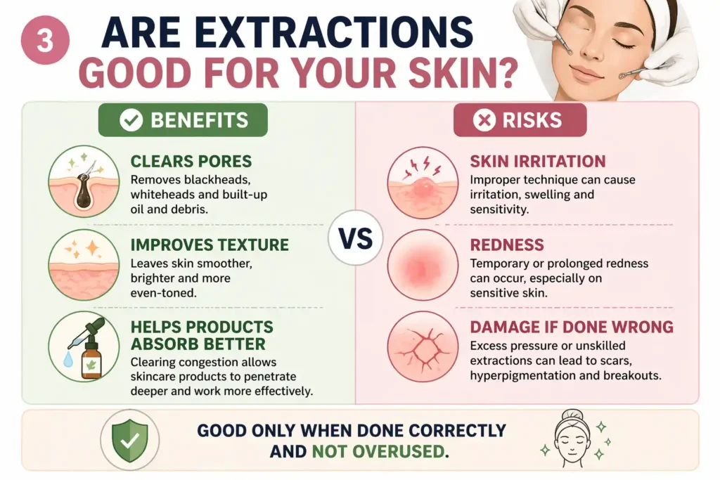 Are extractions good for your skin