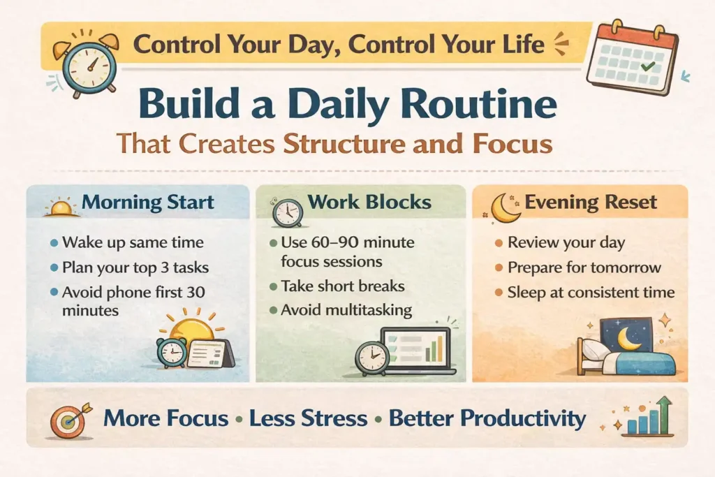 Build a Daily Routine That Creates Structure and Focus