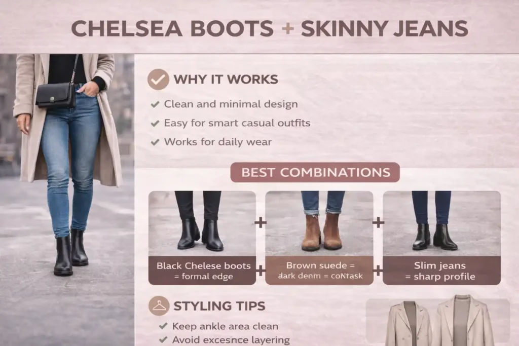 Chelsea Boots with Skinny Jeans