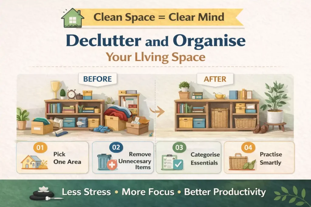 Declutter and Organise Your Living Space