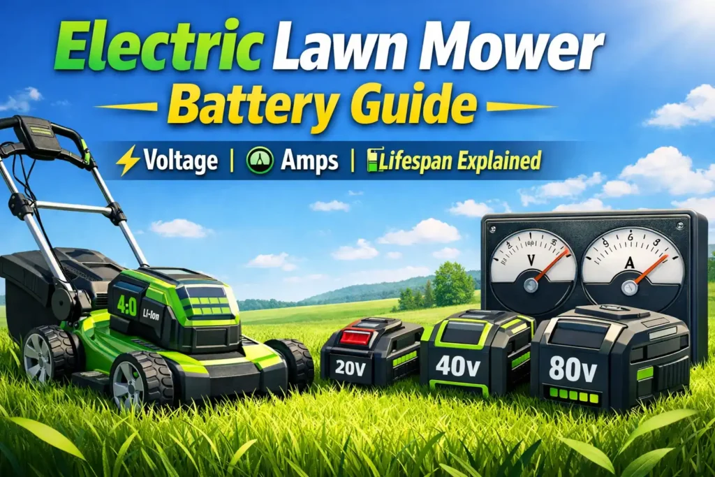 Electric Lawn Mower Battery Guide