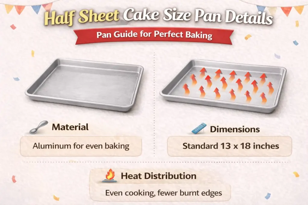 Half Sheet Cake Size Pan Details