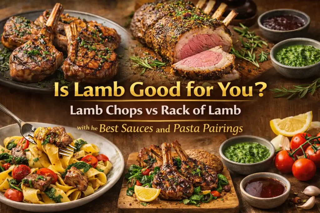 Is Lamb Good for You Lamb Chops vs Rack of Lamb with the Best Sauces and Pasta Pairings