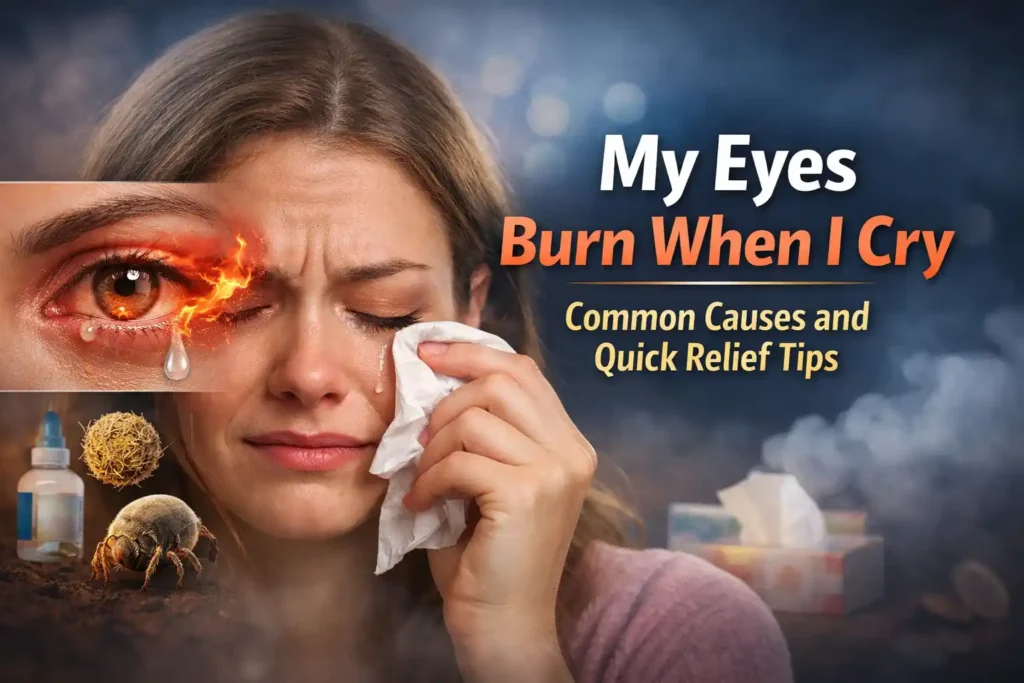 My Eyes Burn When I Cry Common Causes and Quick Relief Tips