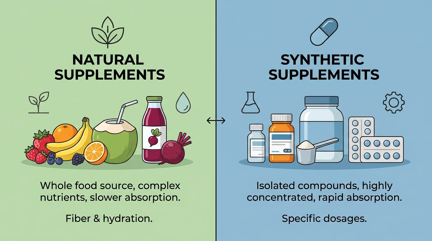 Natural vs Synthetic Supplements