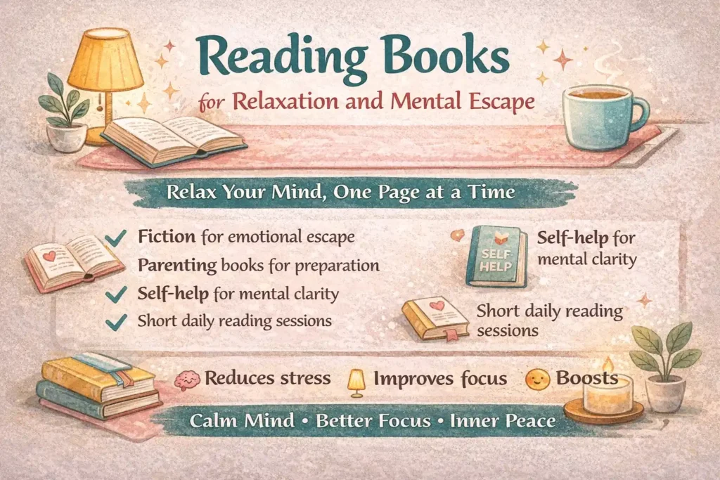 Reading Books for Relaxation and Mental Escape