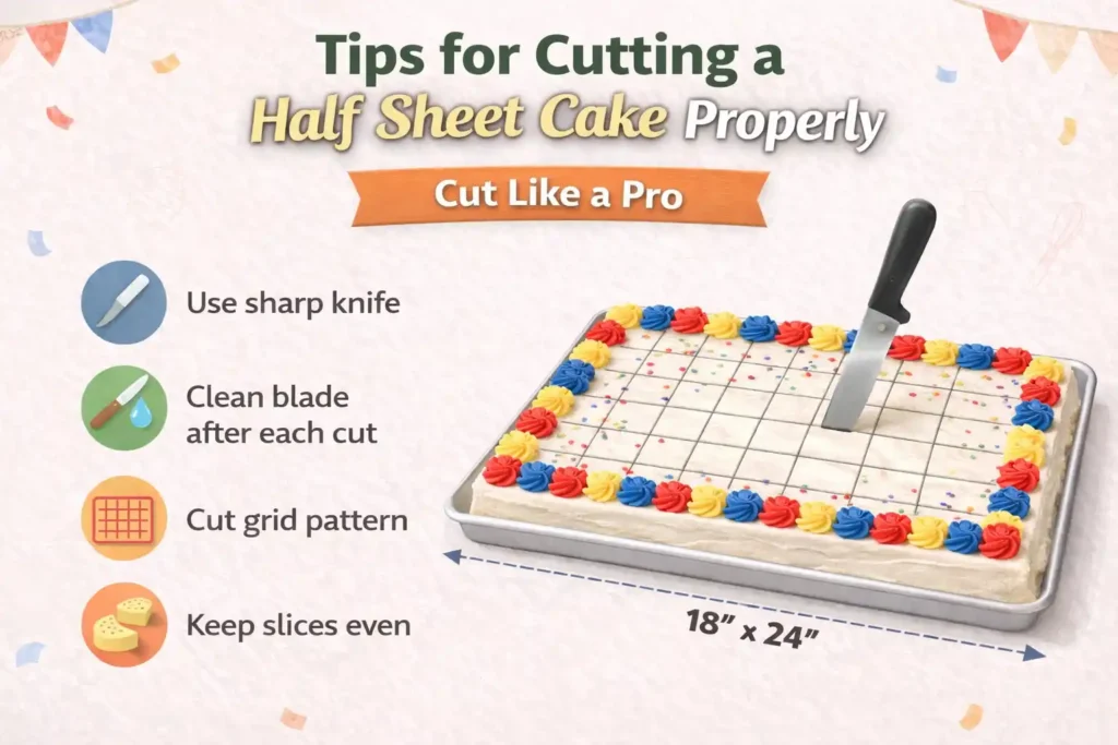 Tips for Cutting a Half Sheet Cake Properly