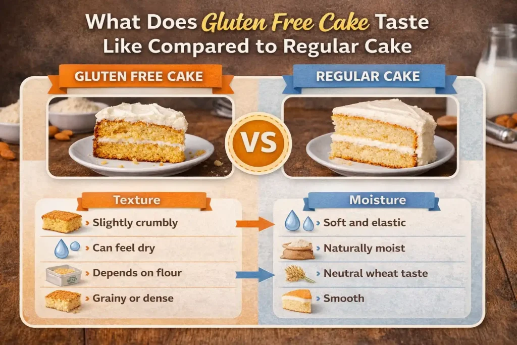 What Does Gluten Free Cake Taste Like Compared to Regular Cake