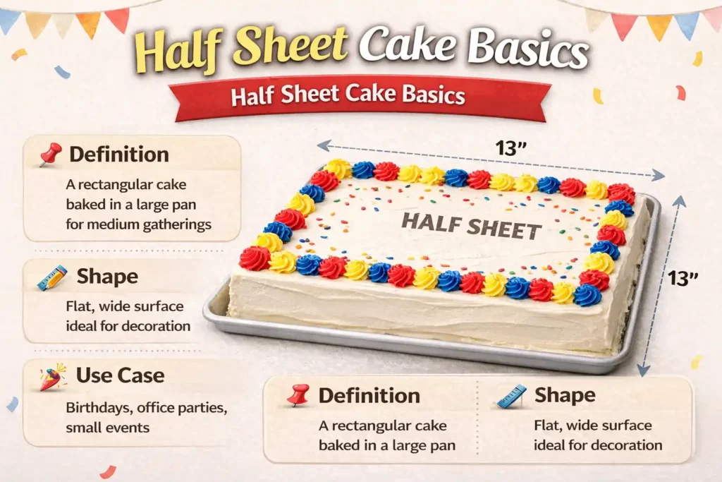 What Is a Half Sheet Cake