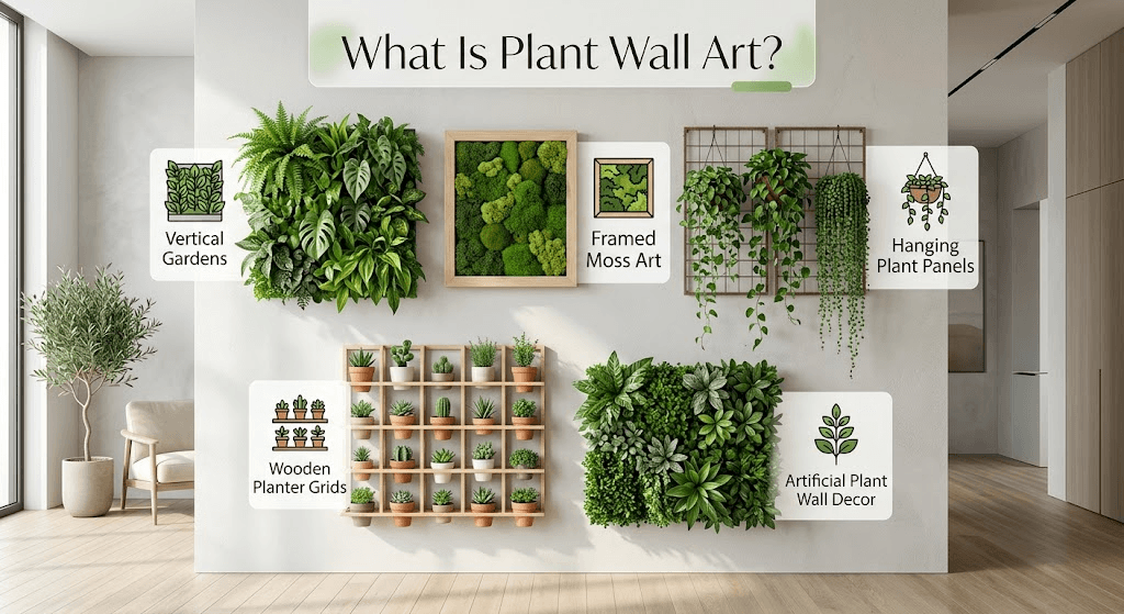 What is plant wall art