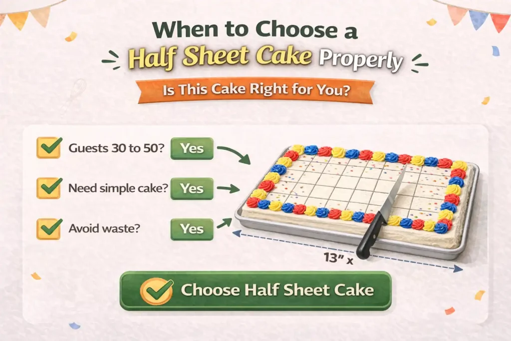 When to Choose a Half Sheet Cake