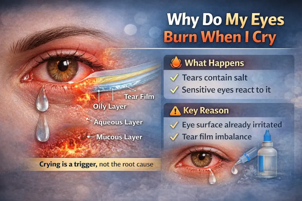 Why Do My Eyes Burn When I Cry