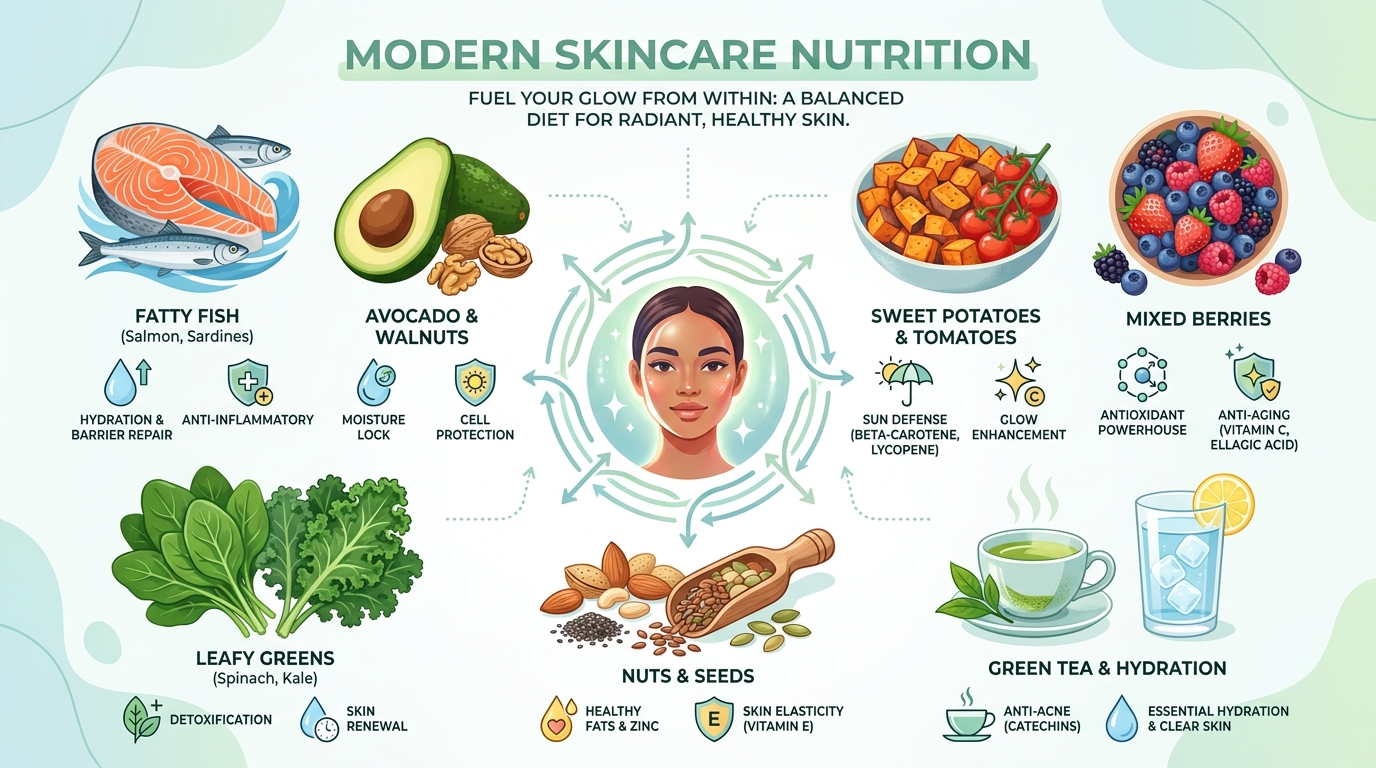 best foods for skin health and glow