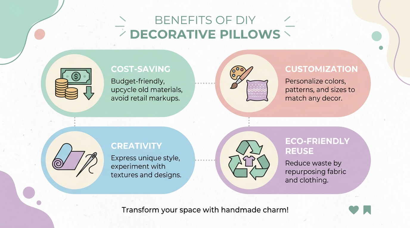 popularity of DIY decorative pillows