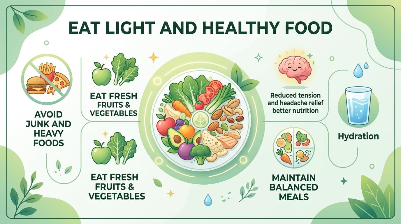 Eat Light and Healthy Food