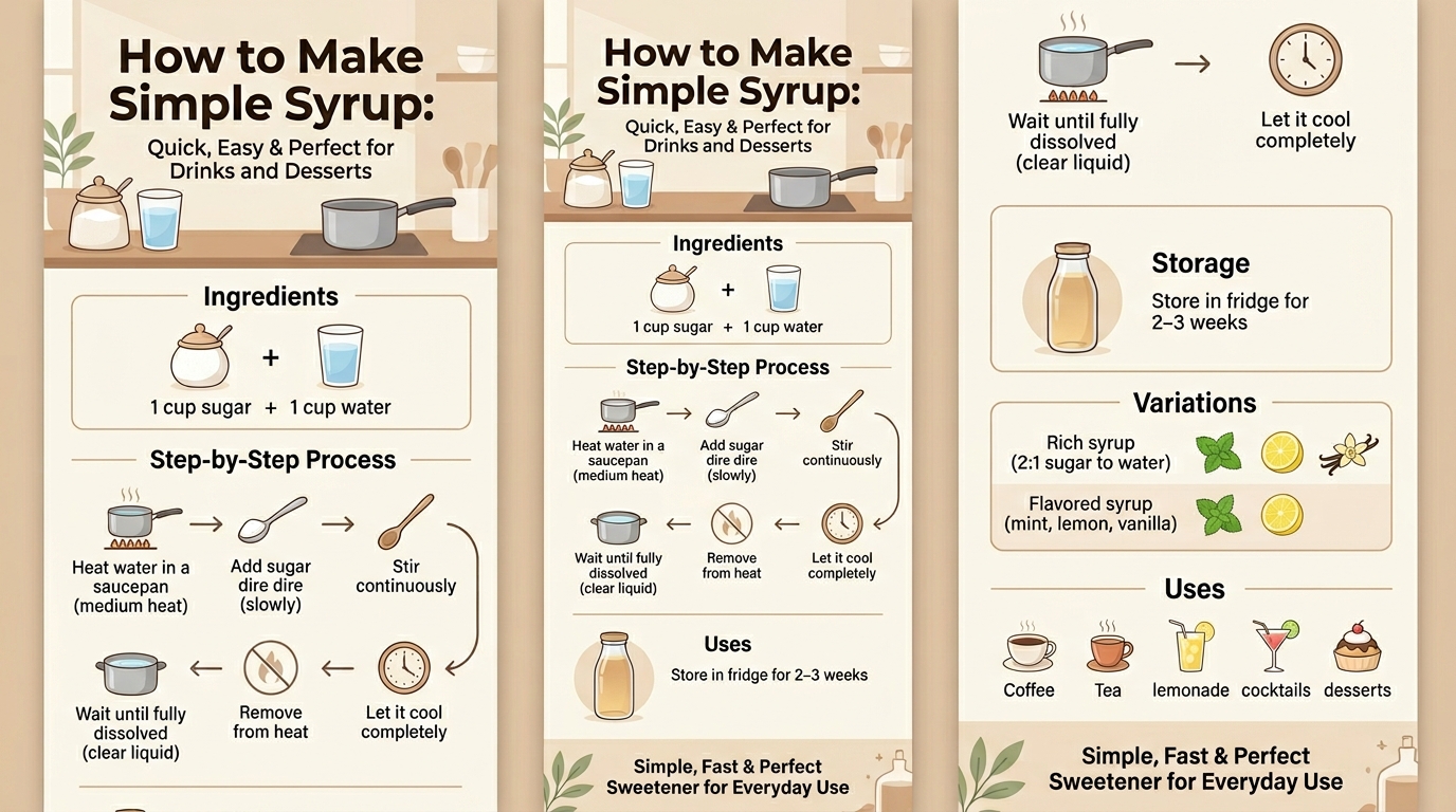 How to Make Simple Syrup: Easy Homemade Recipe Guide