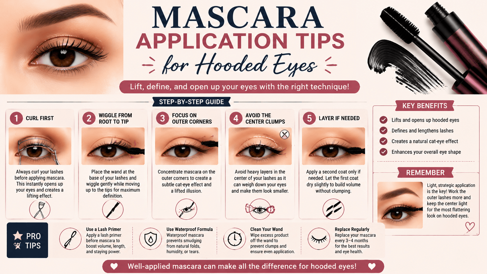 Mascara Application Tips for eye makeup techniques