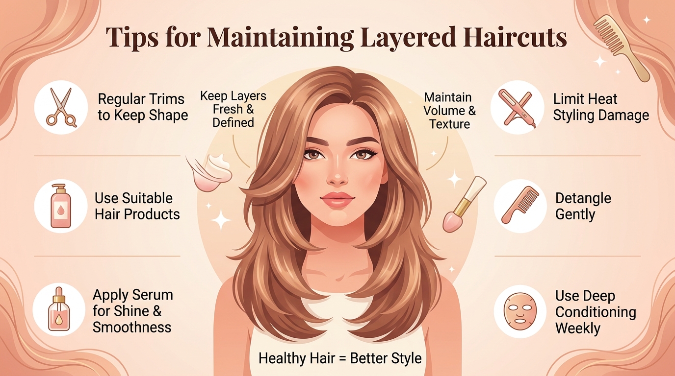 Tips for Maintaining Layered Haircuts