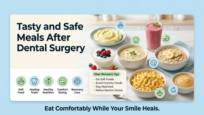 tasty and safe meal after surgery