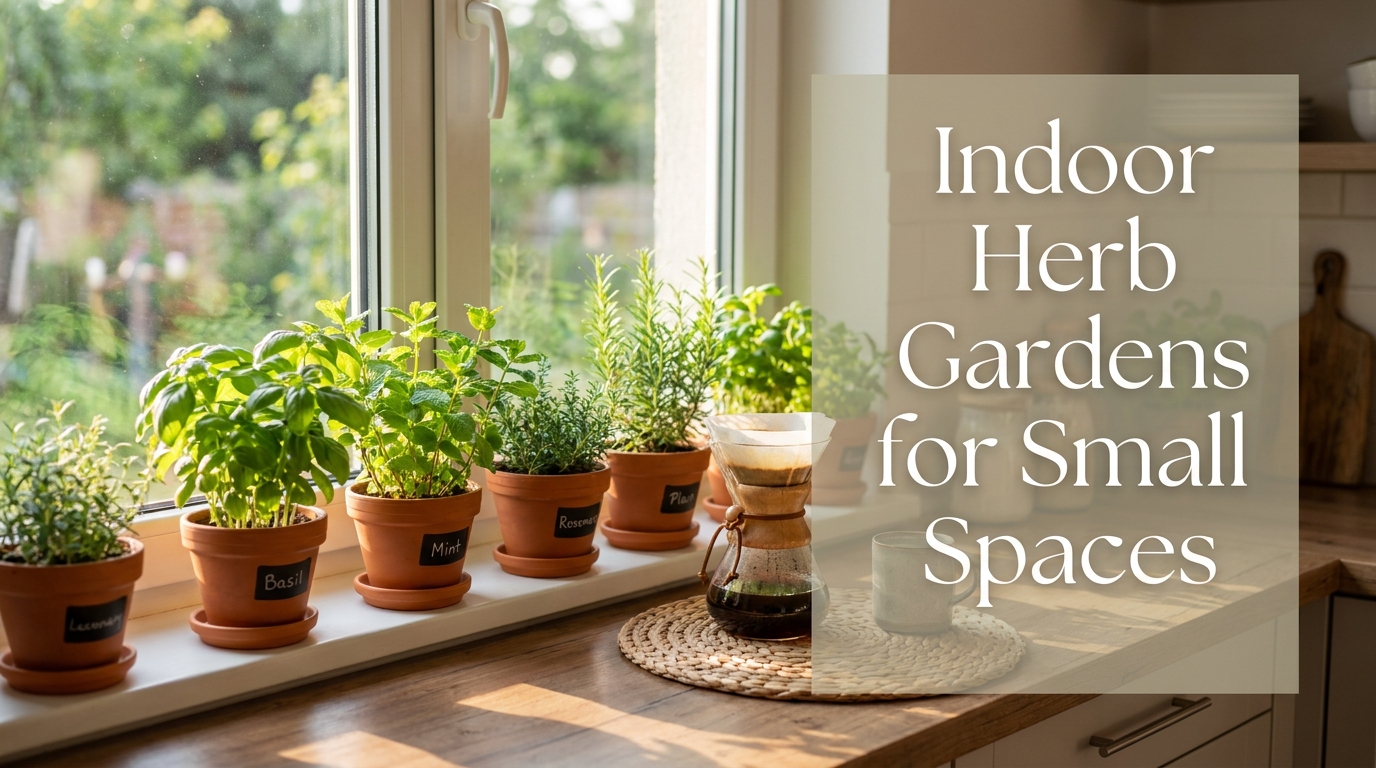 Best Indoor Herb Gardens Ideas for Small Spaces