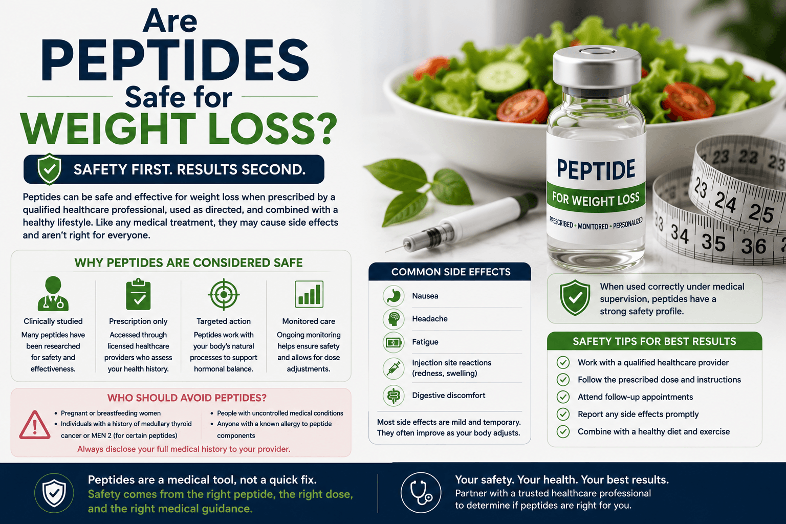 Are Peptides Safe for Weight Loss
