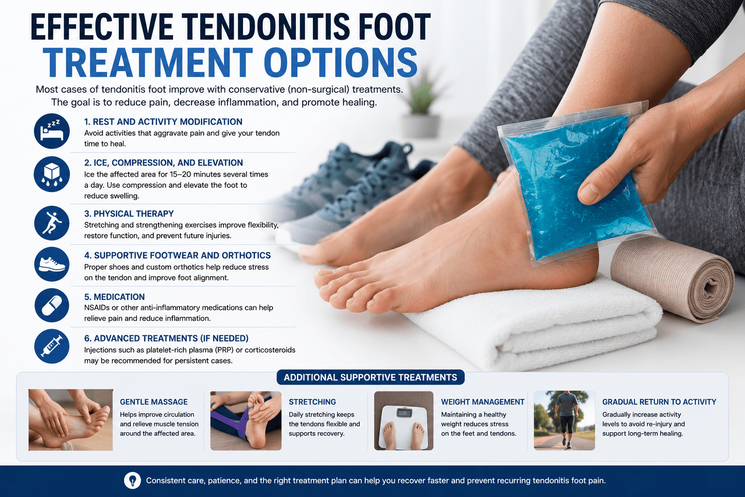 Effective Tendonitis Foot Treatment Options