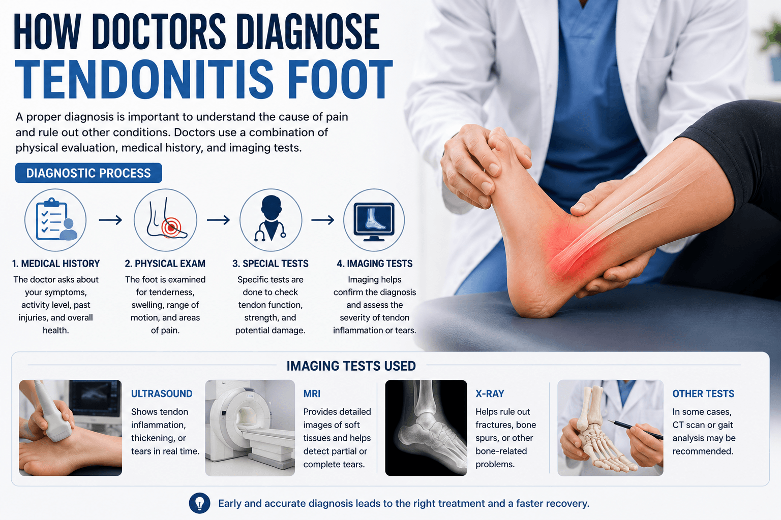 How Doctors Diagnose Tendonitis Foot