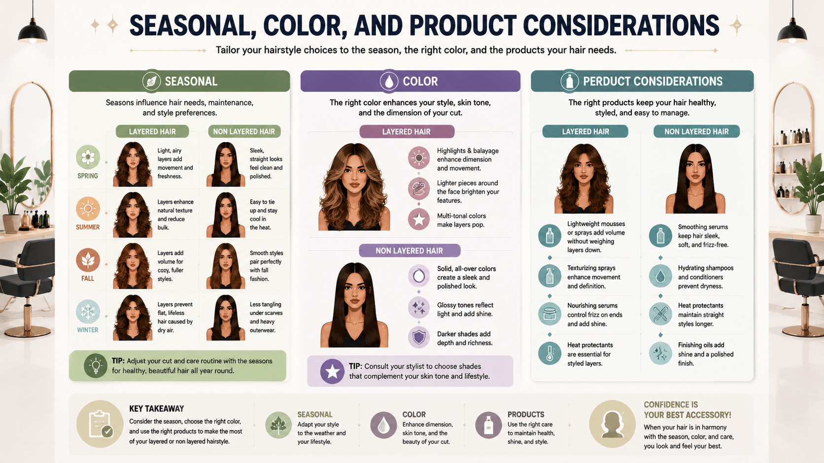 Seasonal, Color, and Product Considerations