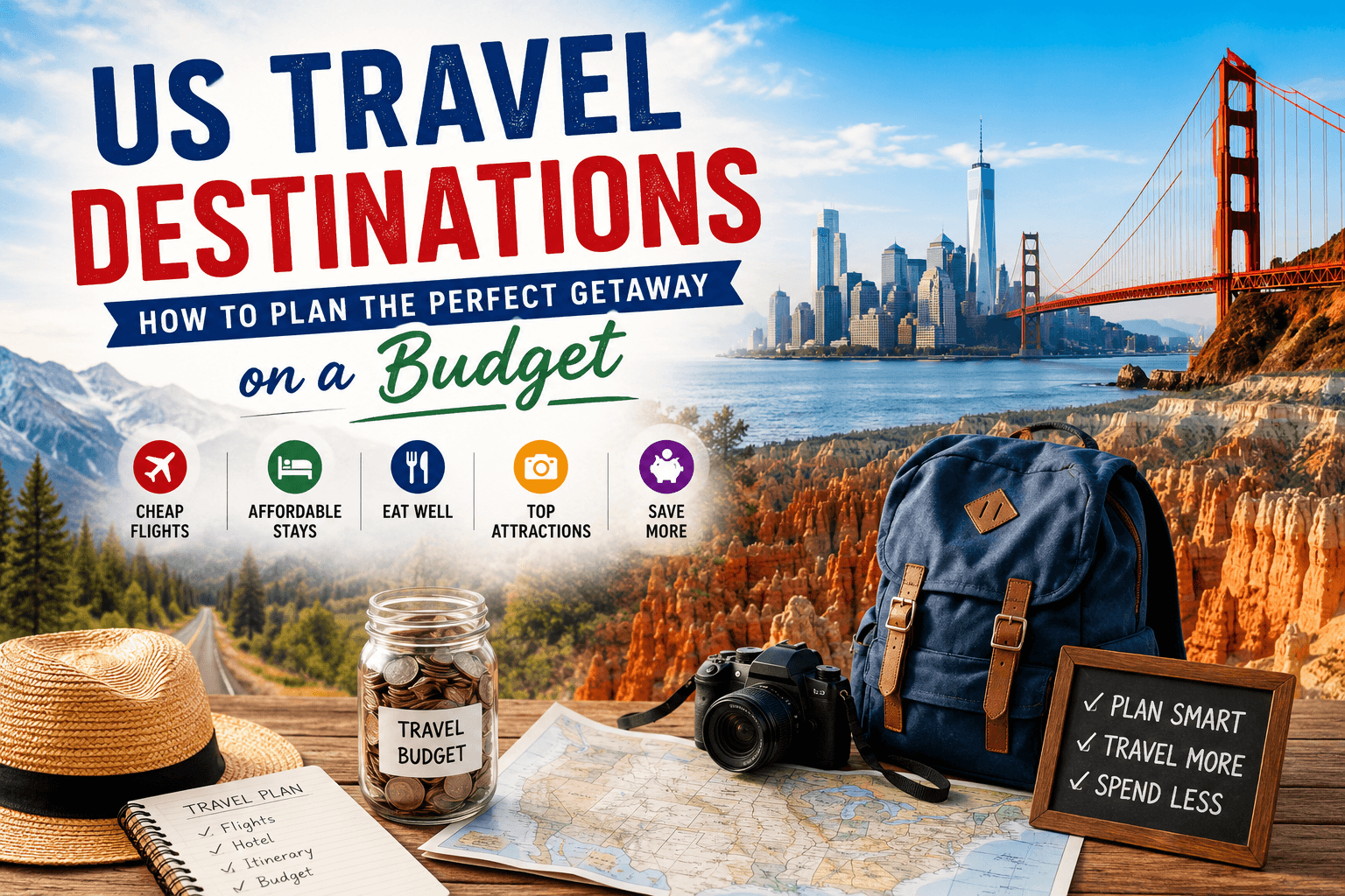 How to Plan the Perfect Getaway to Top US Travel Destinations on a Budget