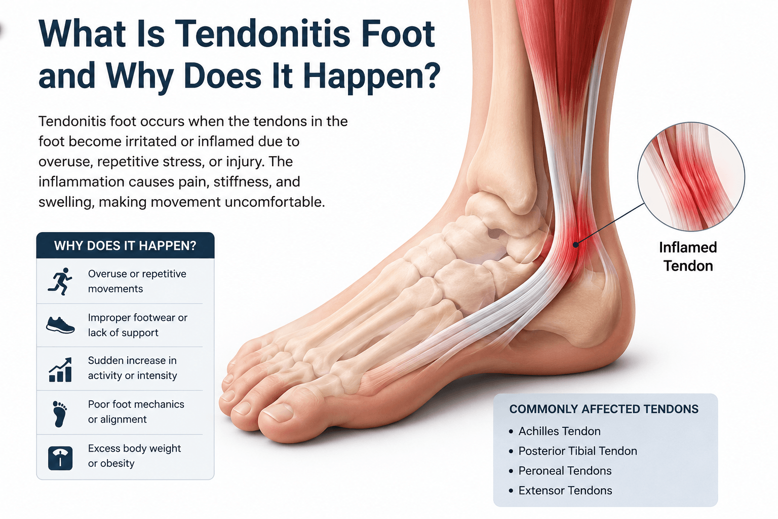 What Is Tendonitis Foot and Why Does It Happen
