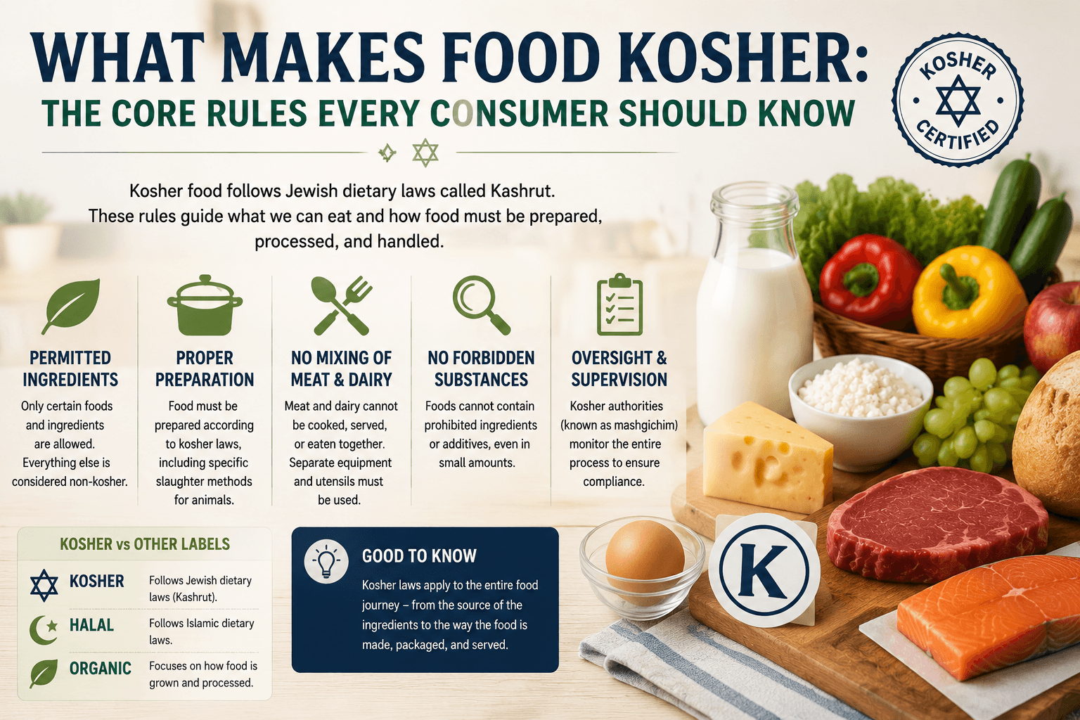 What Makes Food Kosher The Core Rules Every Consumer Should Know