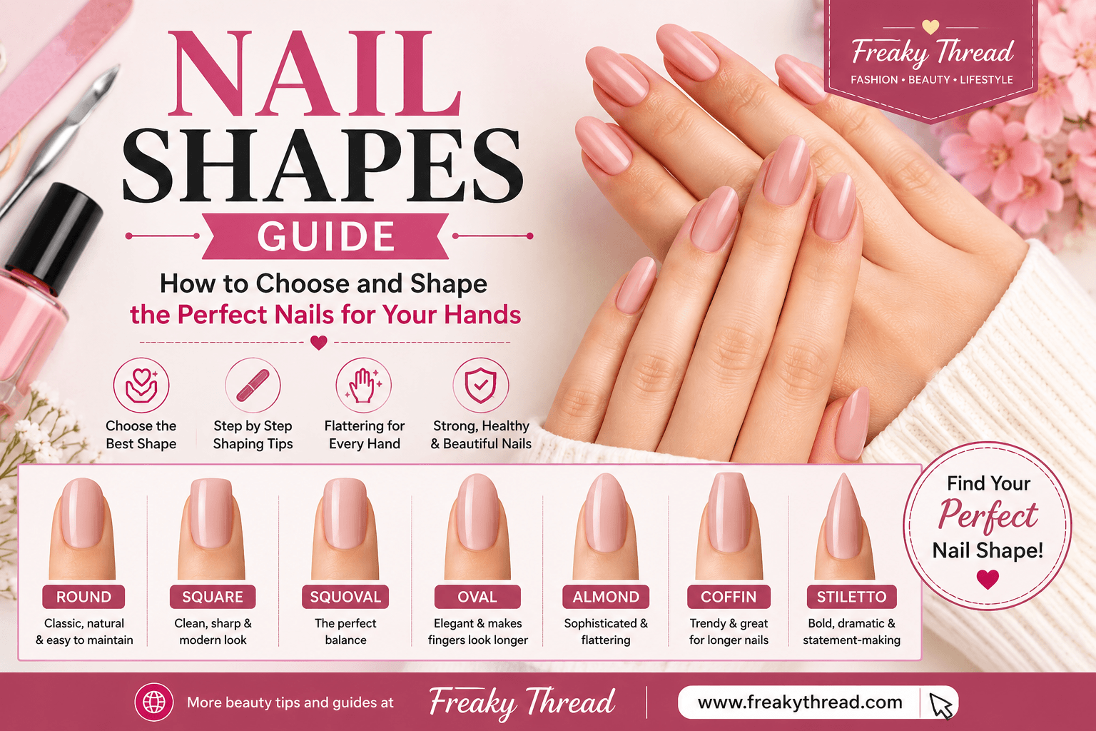 nail shapes for your hand