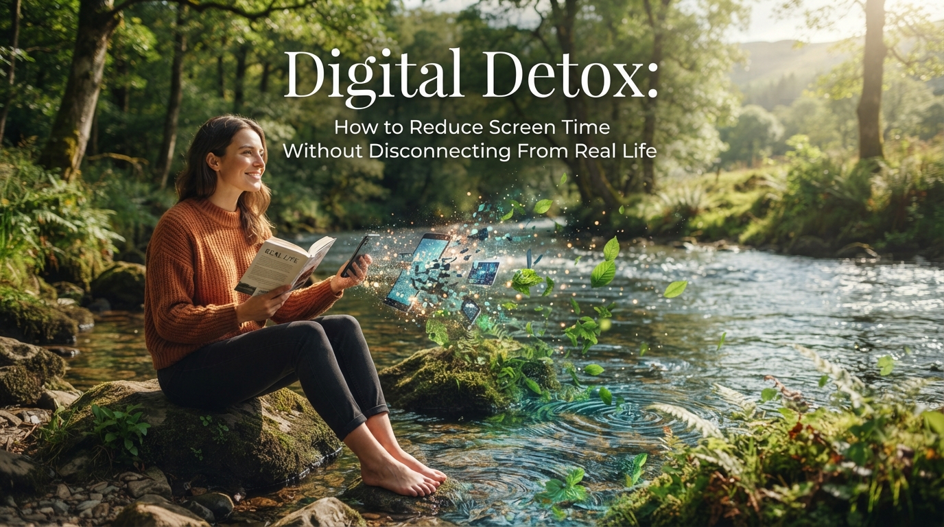 Digital Detox How to Reduce Screen Time Without Disconnecting From Real Life