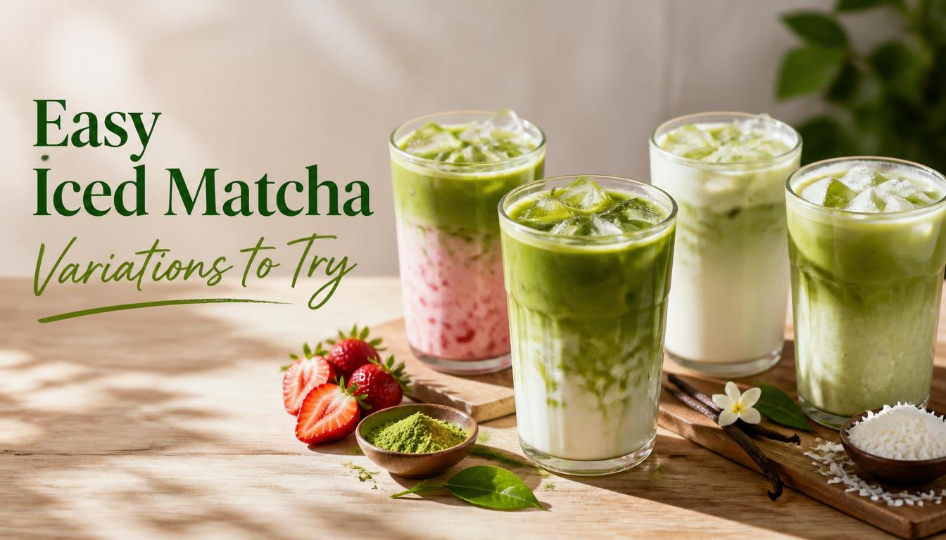 Easy Iced Matcha Variations to Try