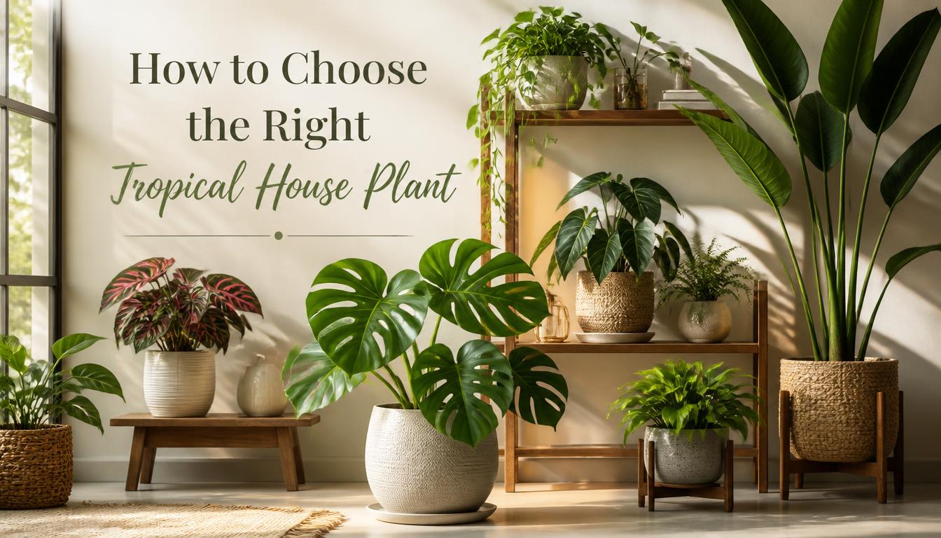 How to Choose the Right Tropical House Plant