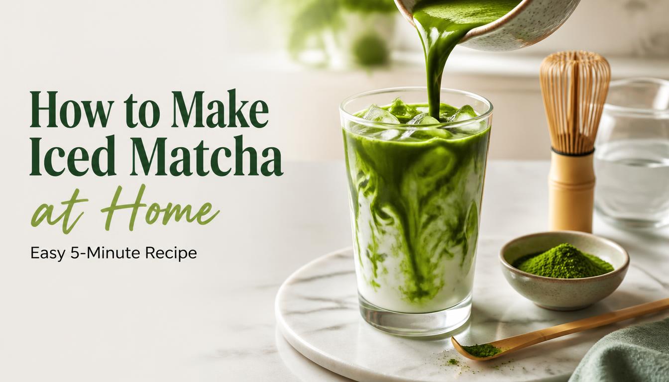 How to Make Iced Matcha at Home