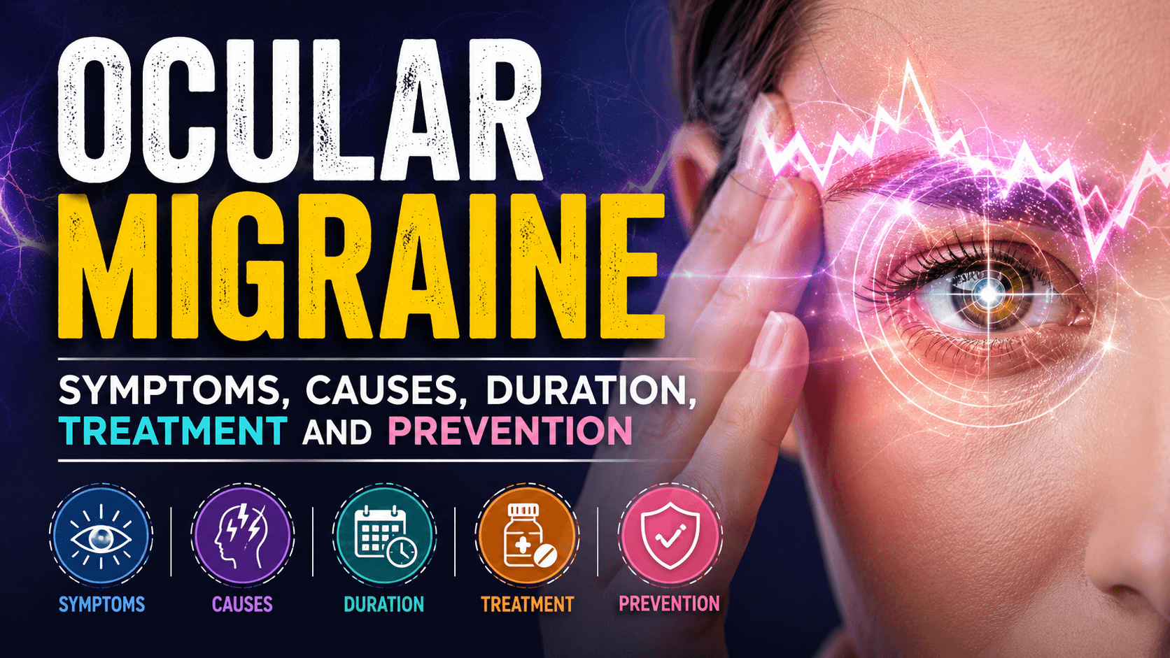 Ocular Migraine Symptoms, Causes, Duration, Treatment and Prevention