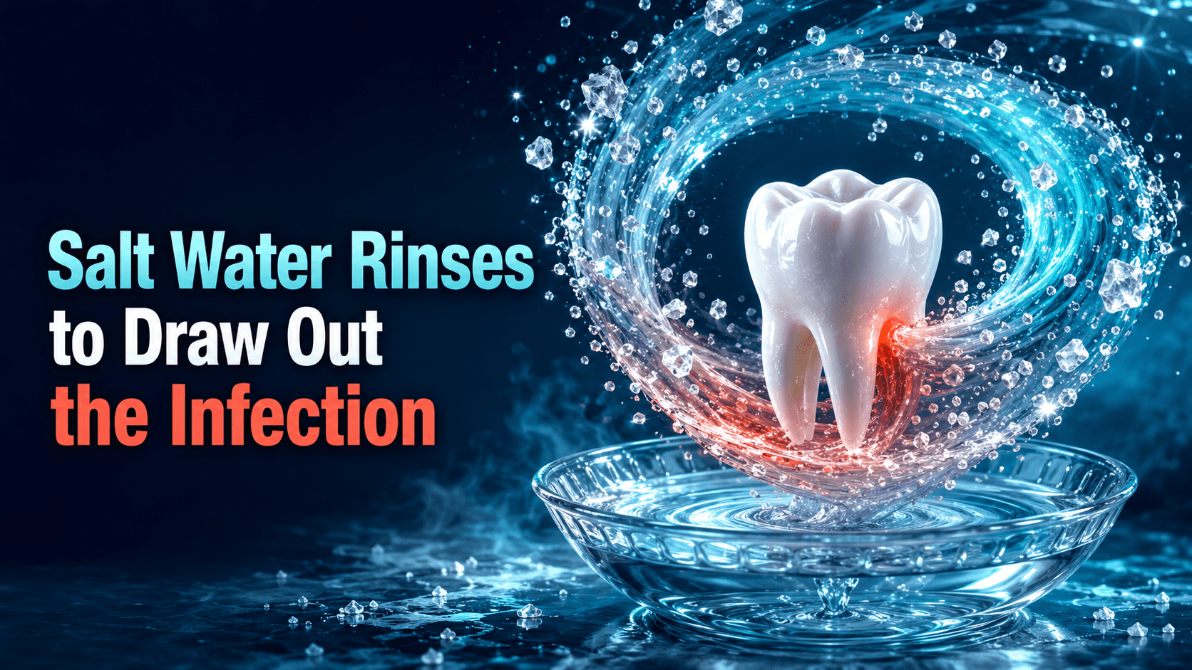 Salt Water Rinses to Draw Out the Infection