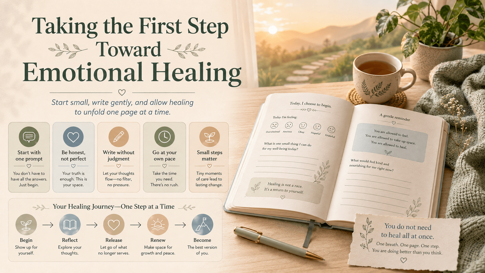 Taking the First Step Toward Emotional Healing